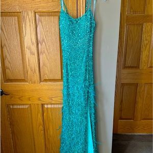 Rachel Allan prom dress size 2 up top and altered to fit a 0-00 at the waist!
